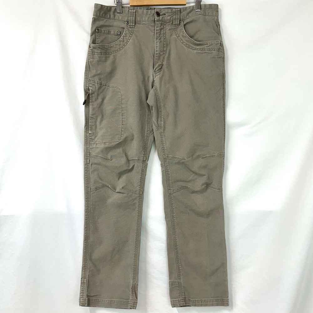 MOUNTAIN KHAKIS Camber Original Pant Men's 31x30 Classic Fit Gray Double Knee
